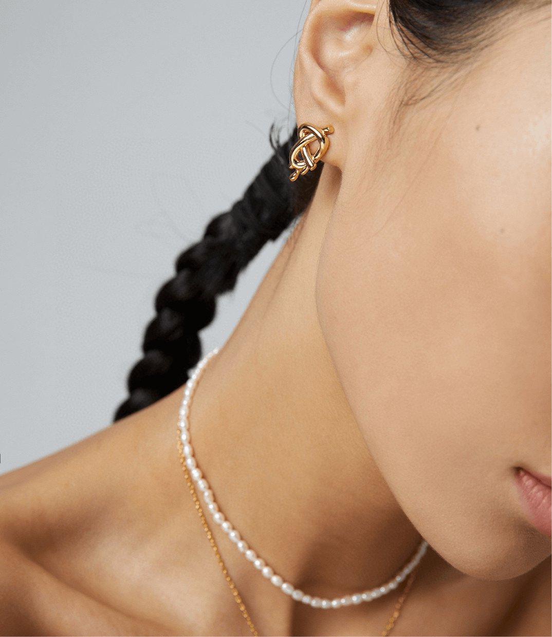 Bowknot Romance Silver Earrings - Solene Paris concept store