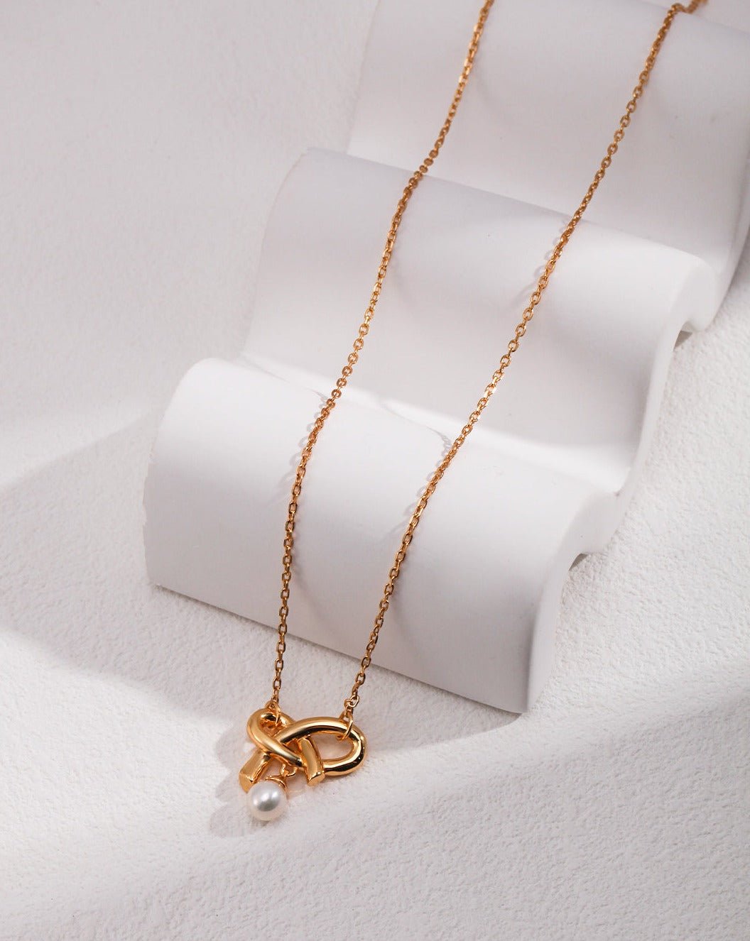 Bowknot Romance Silver Necklace - Solene Paris concept store