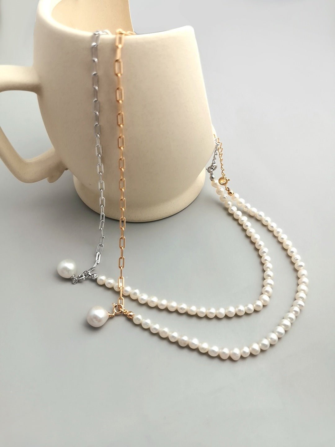 Éclat Baroque Pearl Necklace - Solene Paris concept store