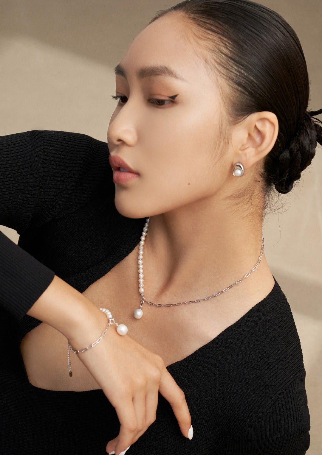 Éclat Baroque Pearl Necklace - Solene Paris concept store