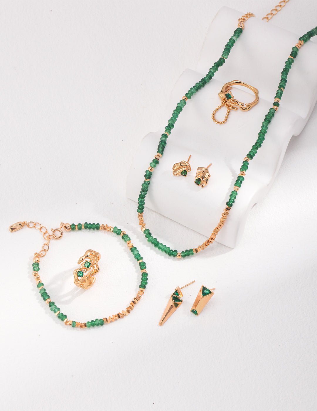 Emerald Enchantment Necklace - Solene Paris concept store