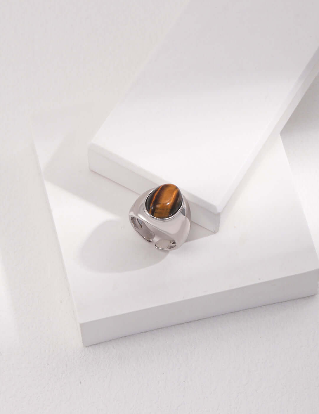 Majestic Tiger's Eye Ring - Solene Paris concept store