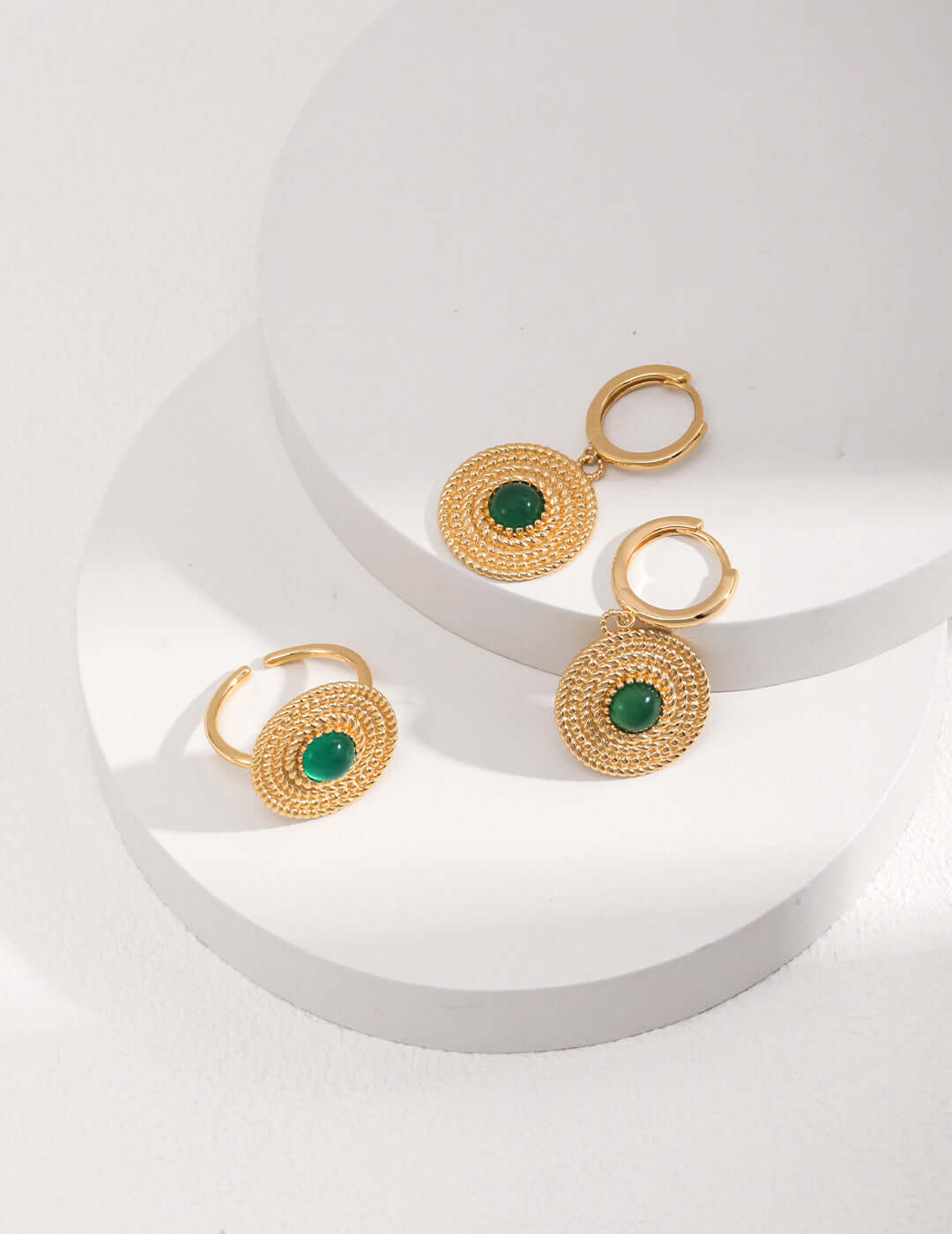 Seraphine Jadeite Earrings - Solene Paris concept store