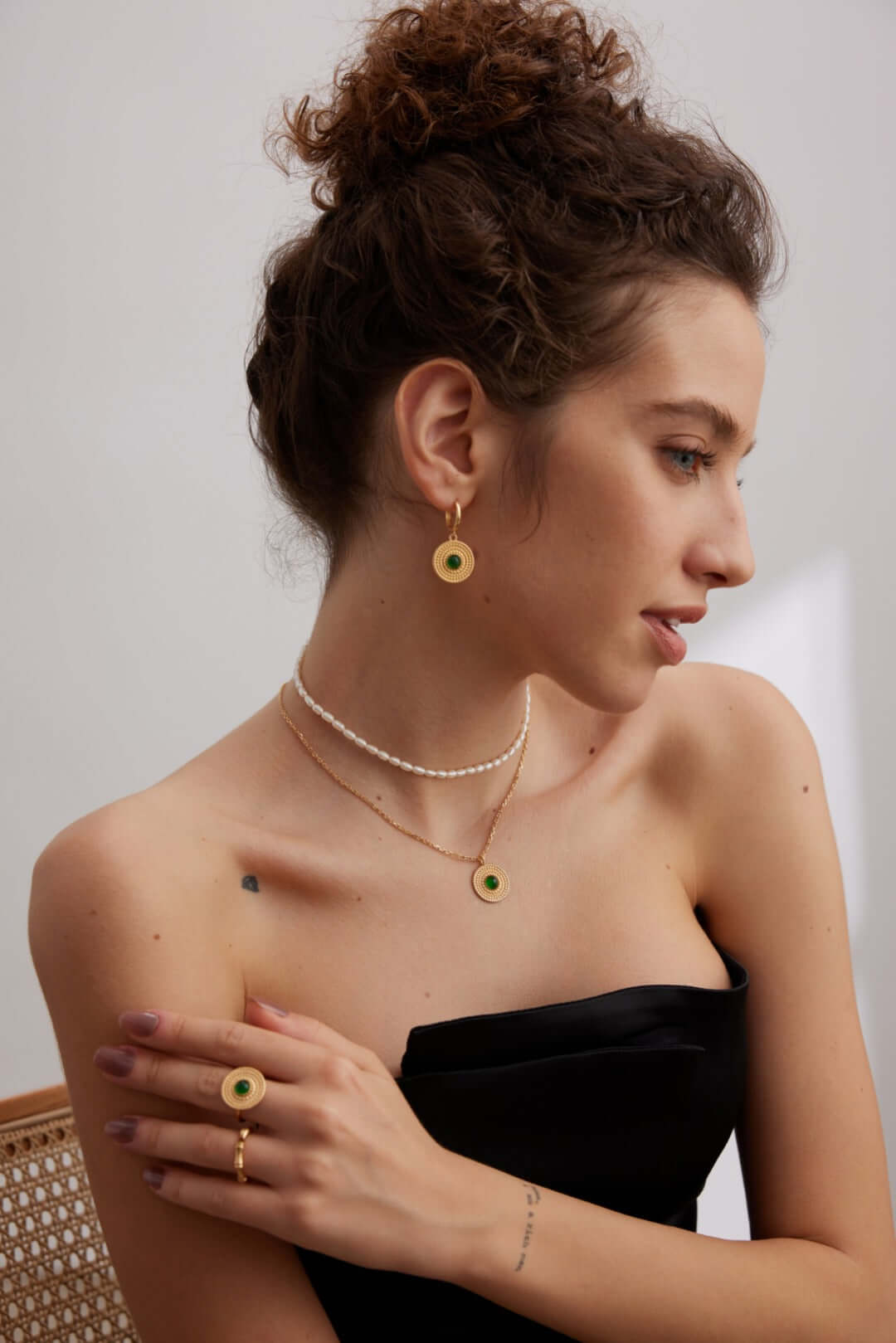 Seraphine Jadeite Necklace - Solene Paris concept store