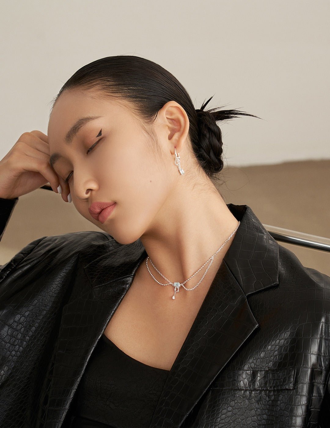 Sunlit Waves Topaz Necklace - Solene Paris concept store