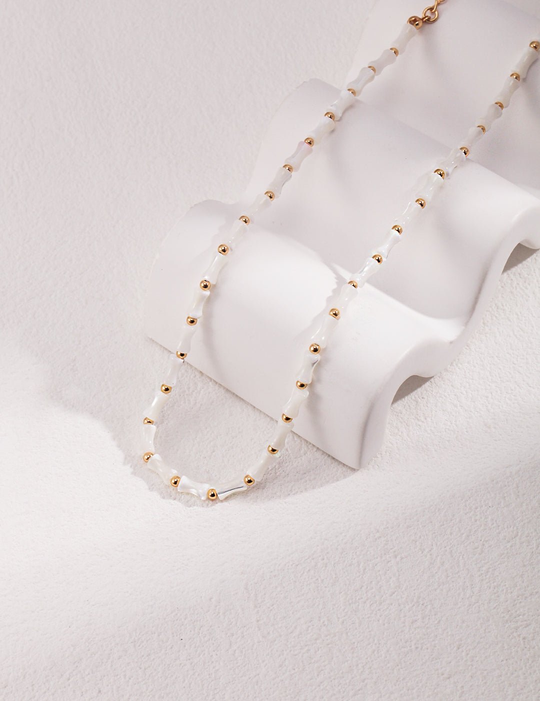 Zenith Bamboo Harmony Mother of Pearl Choker - Solene Paris concept store