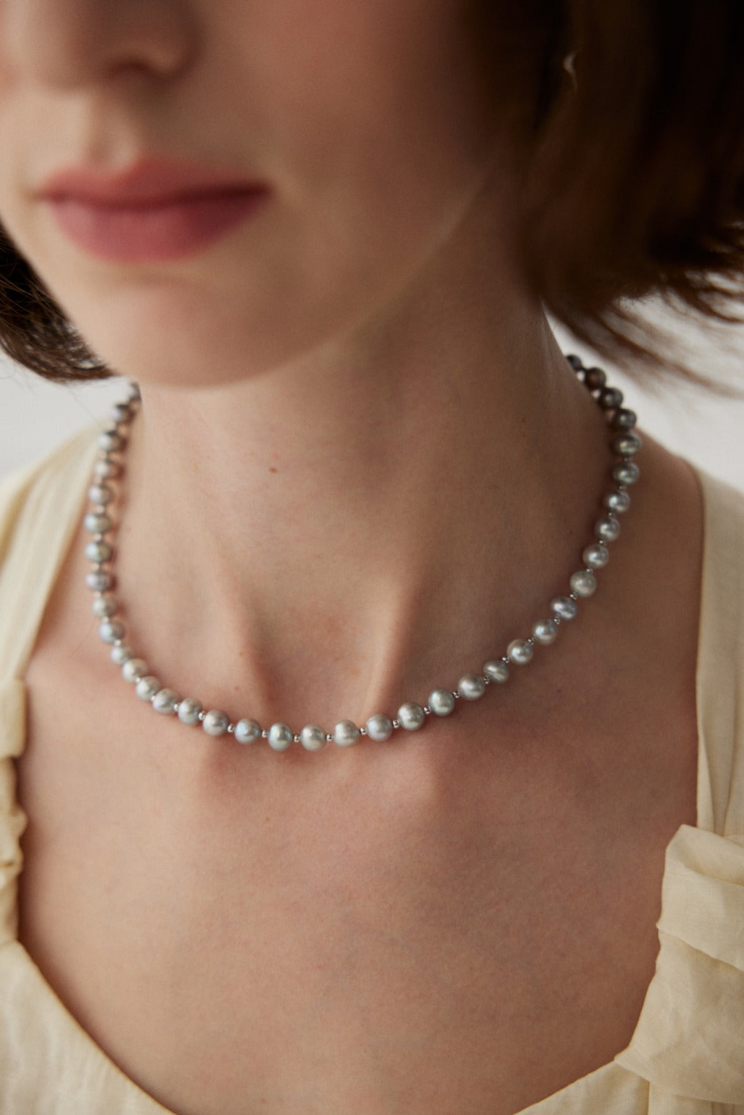 Radiant Tranquility Pearl Necklace