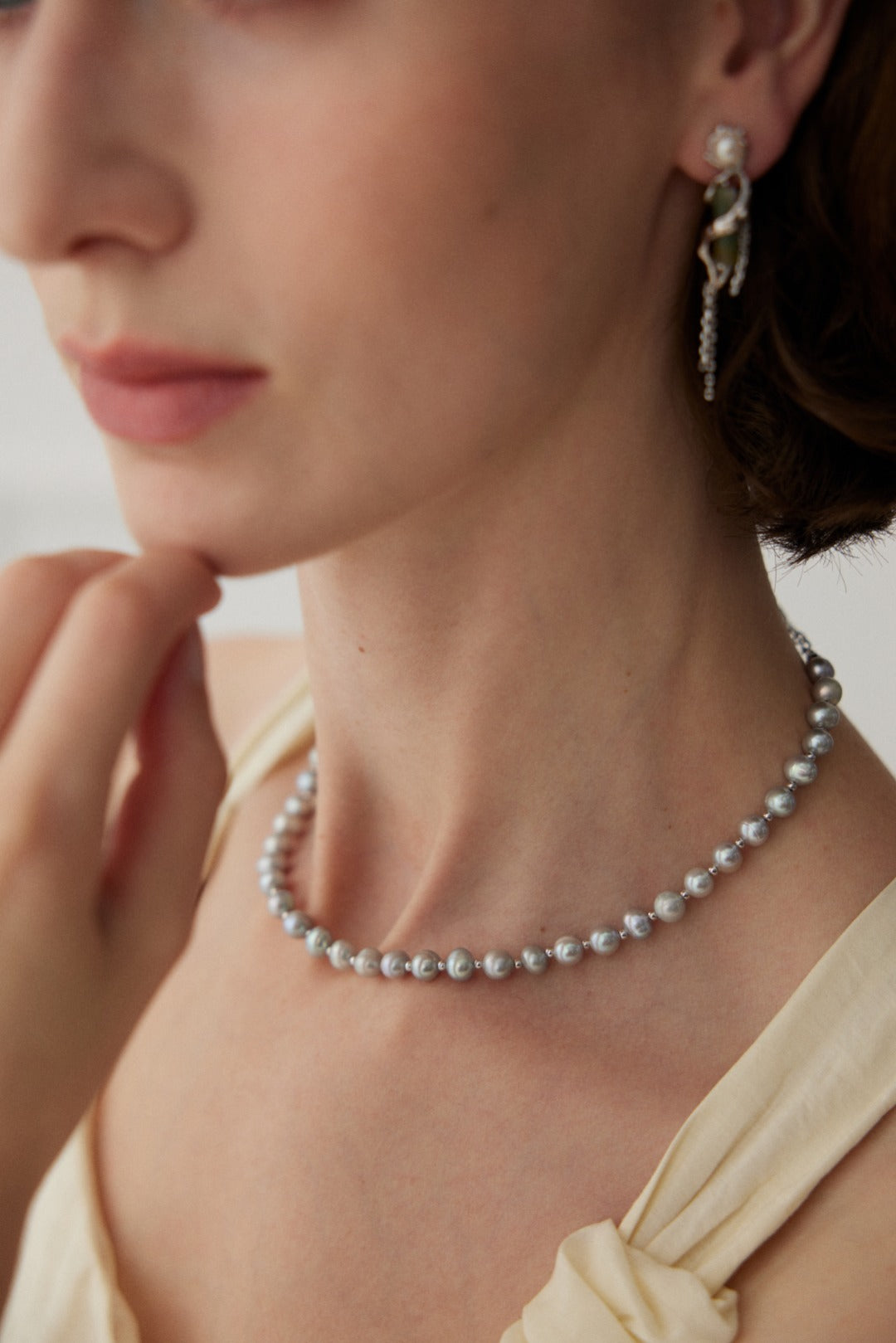 Radiant Tranquility Pearl Necklace