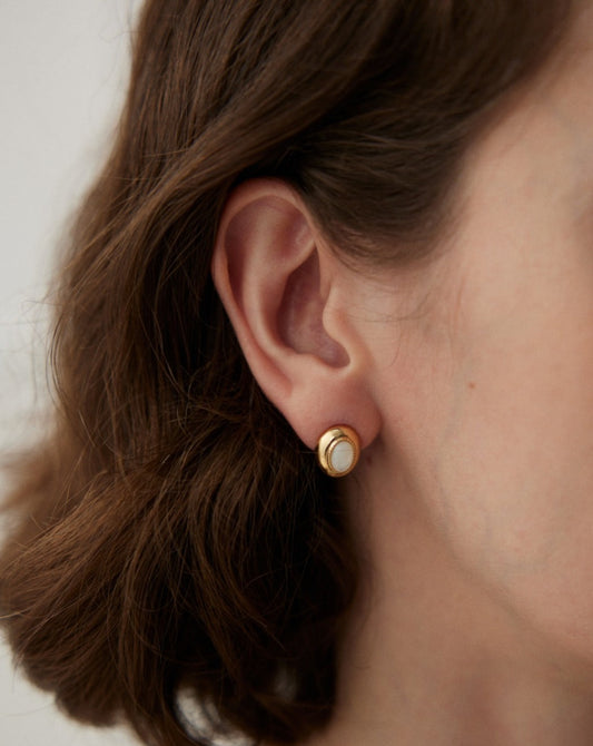 Athena's Mother of Pearl Earrings