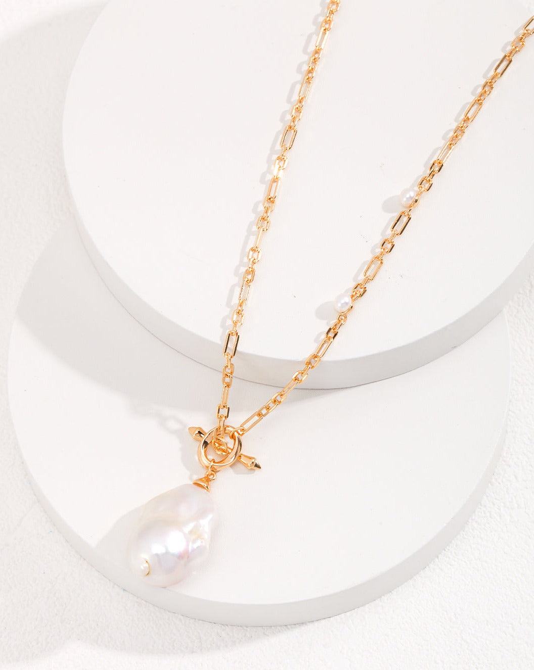 Athena’s Grace Baroque Pearl Necklace