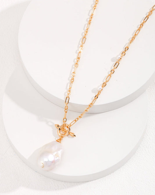 Athena’s Grace Baroque Pearl Necklace