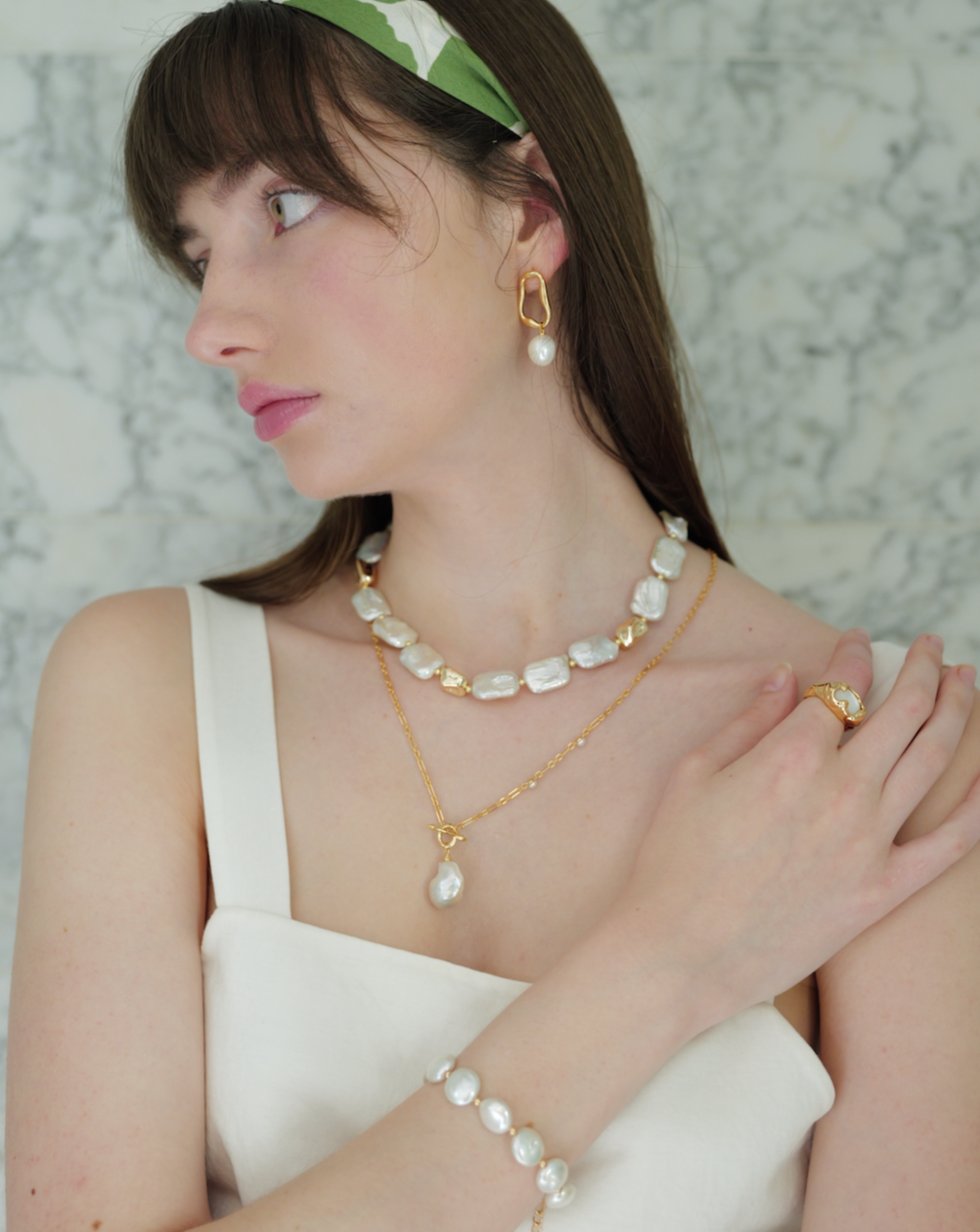 Athena’s Grace Baroque Pearl Necklace