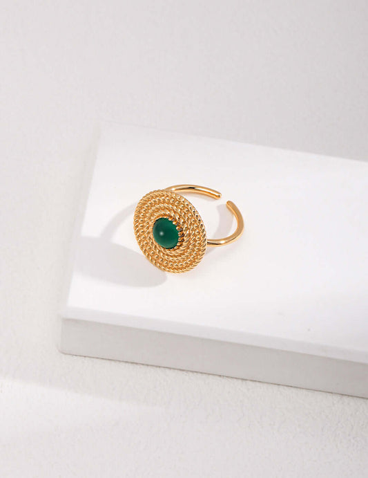 Seraphine Jadeite Ring - Solene Paris concept store